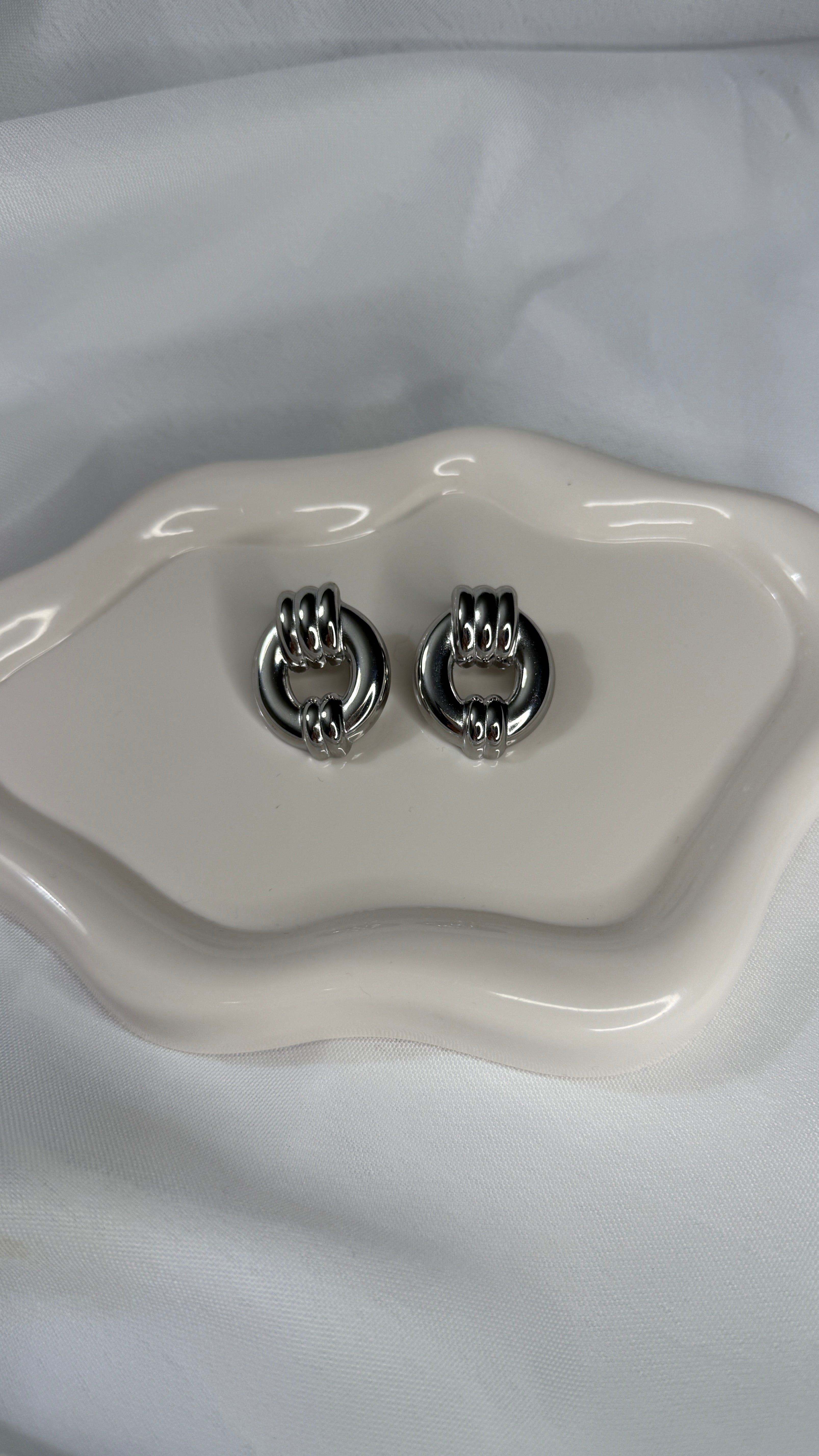 Bottoni ovali silver