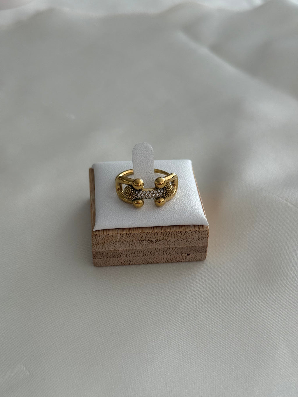 Anello catena gold